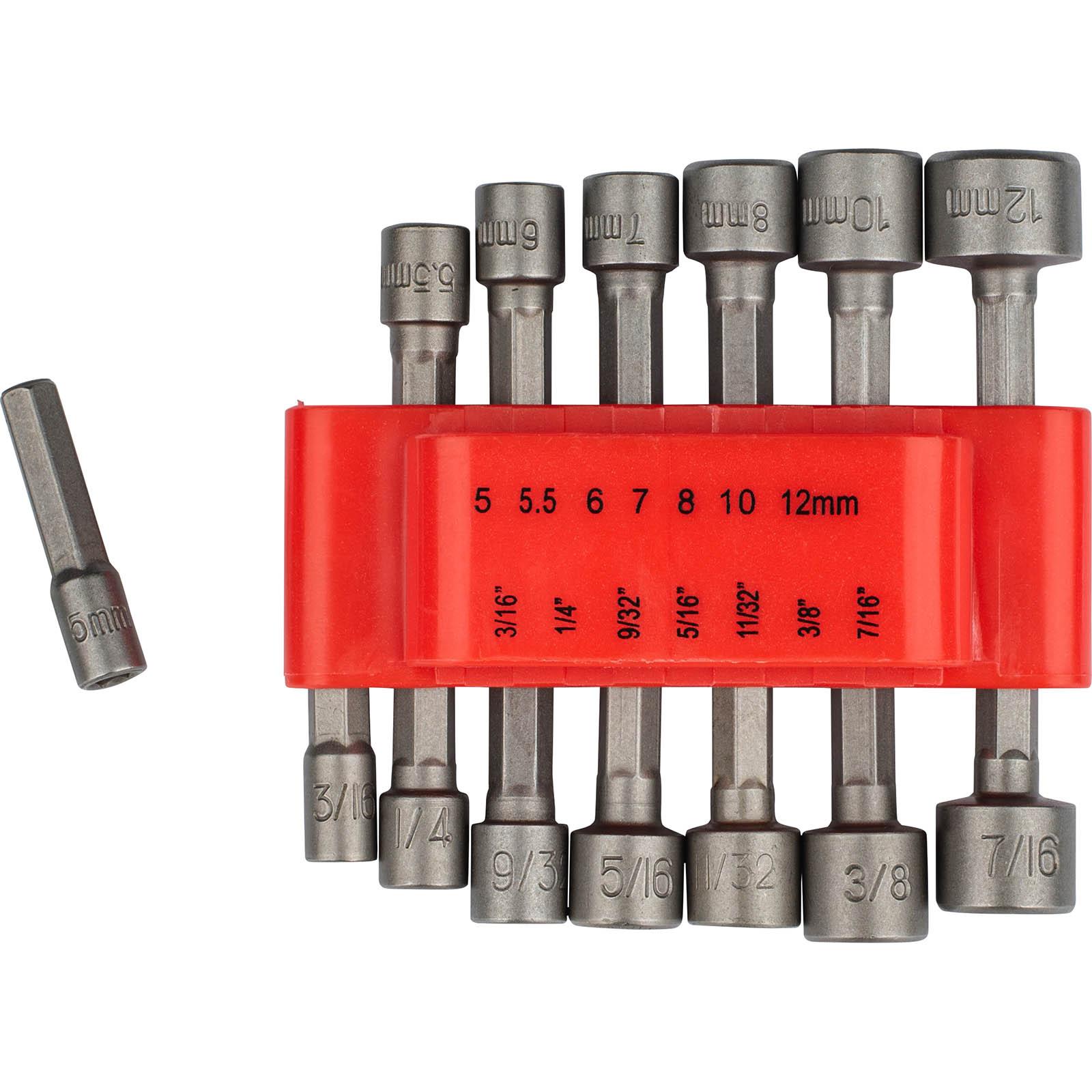 Metric nut driver sales set for drill
